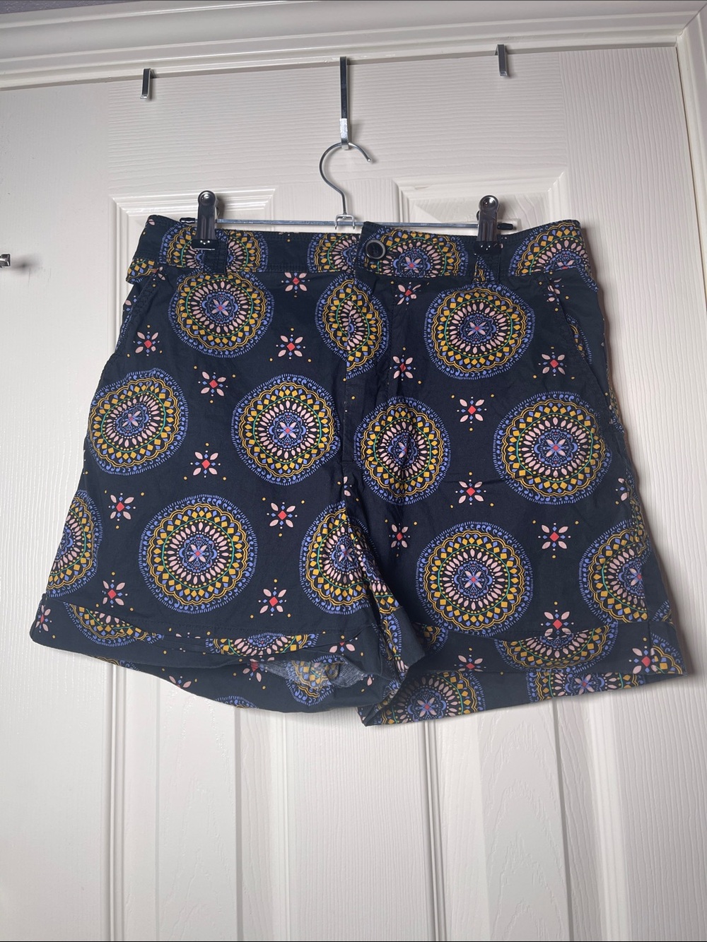 Anthropologie Medallion-Print Bermuda Shorts